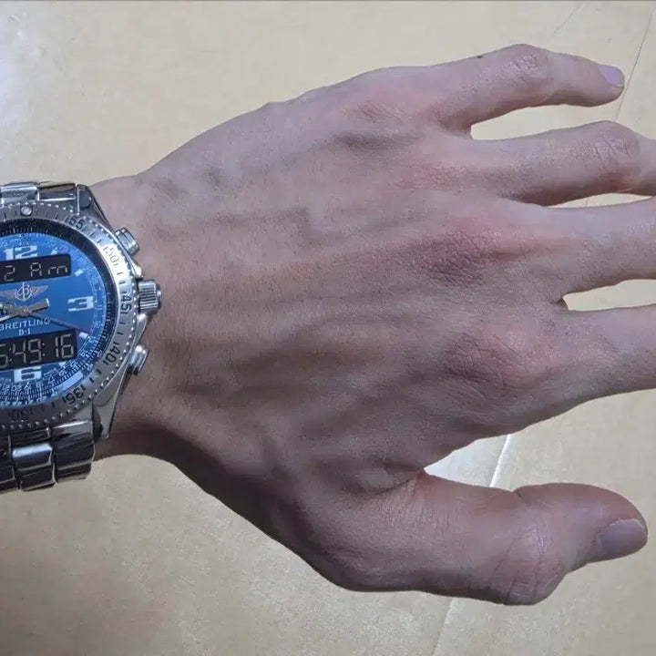 [BUNJANG] Breitling B1 Metal Aviation Watch / 브라이틀링 / b1 메탈 항공 시계 / 쿼츠