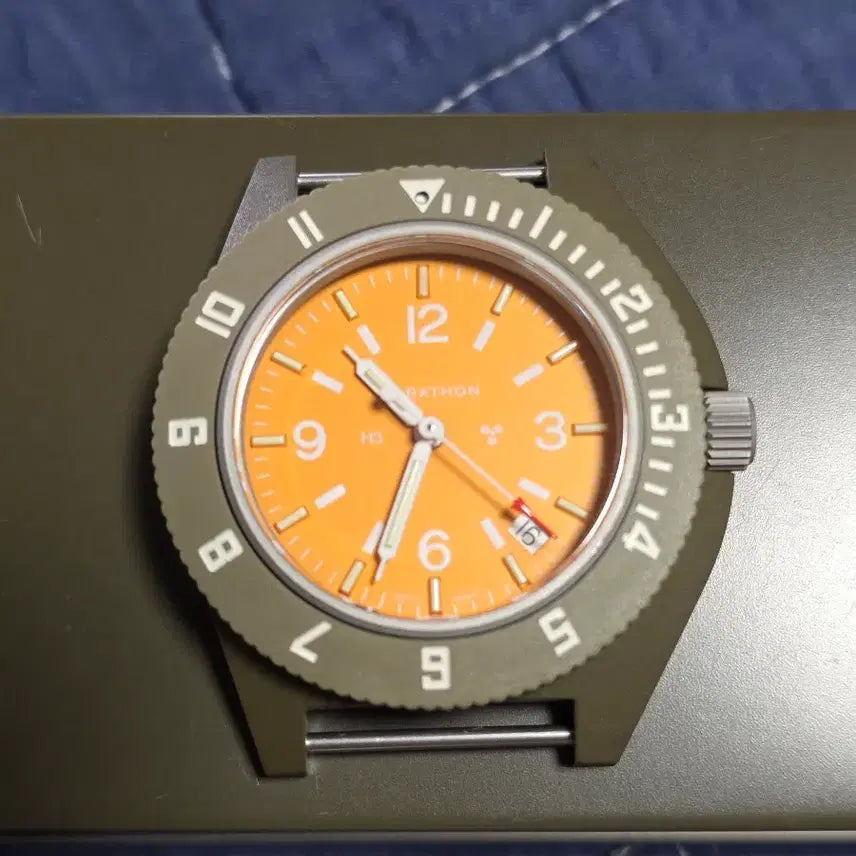 [BUNJANG] Marathon J.Crew Pilot Navigator Quartz Watch / 마라톤 제이크루 파일럿 네비게이터 쿼츠 41미리 쿼츠 시계구성품 겉박스
