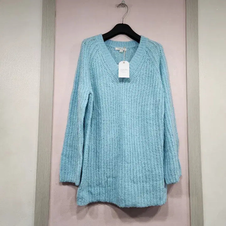 [BUNJANG] Thursday Island Boucle Glen Long Pullover Sweater / 써스데이아일랜드 부클레글런롱풀오버