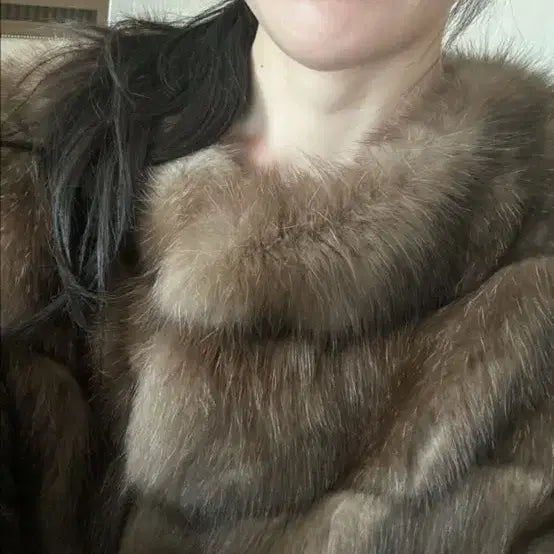 [BUNJANG] MamaSu Russian Ssobol Sable Jacket / 러시안 소볼 세이블 자켓