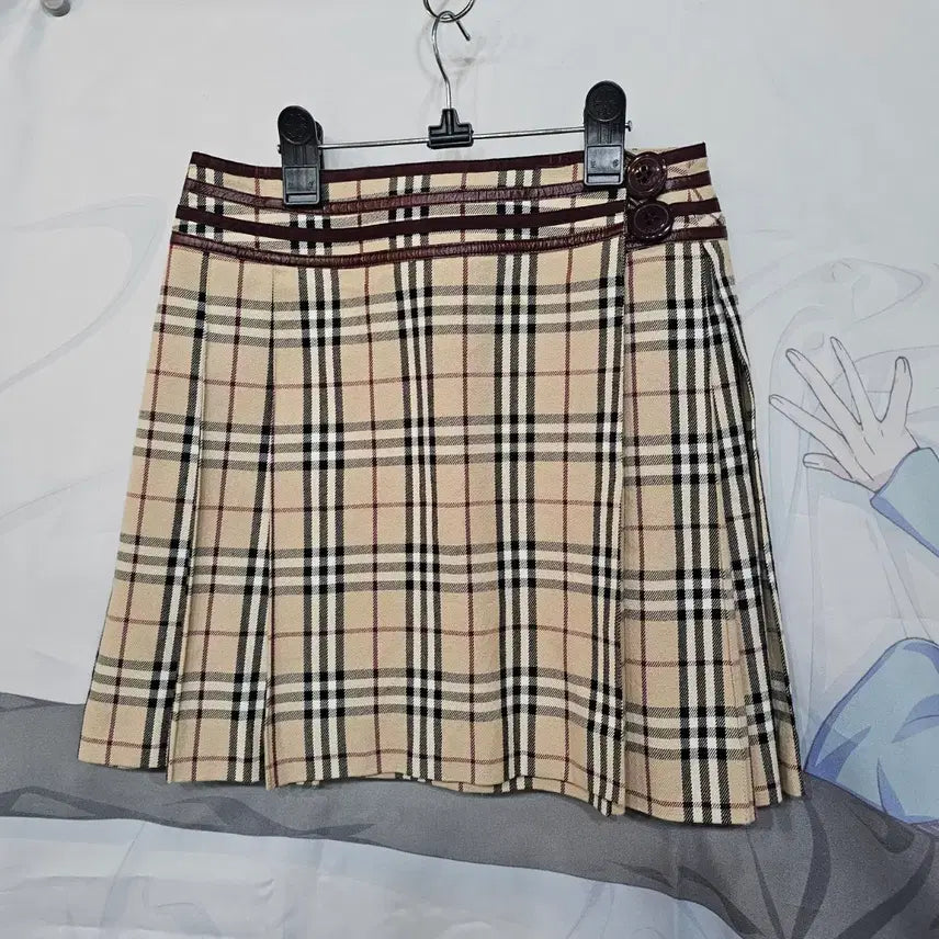 [BUNJANG] Burberry Check Midi Skirt / 버버리 체크  스커트