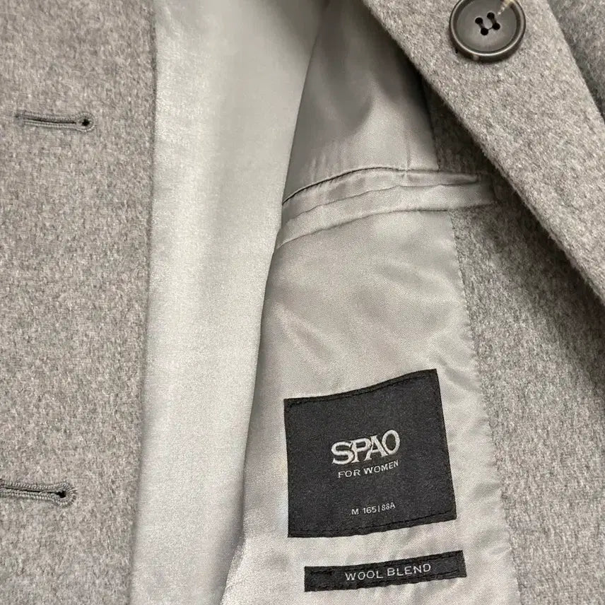 [BUNJANG] SPAO Women's Wool Coat Gray / 스파오(SPAO) 여성 울 코트 회색