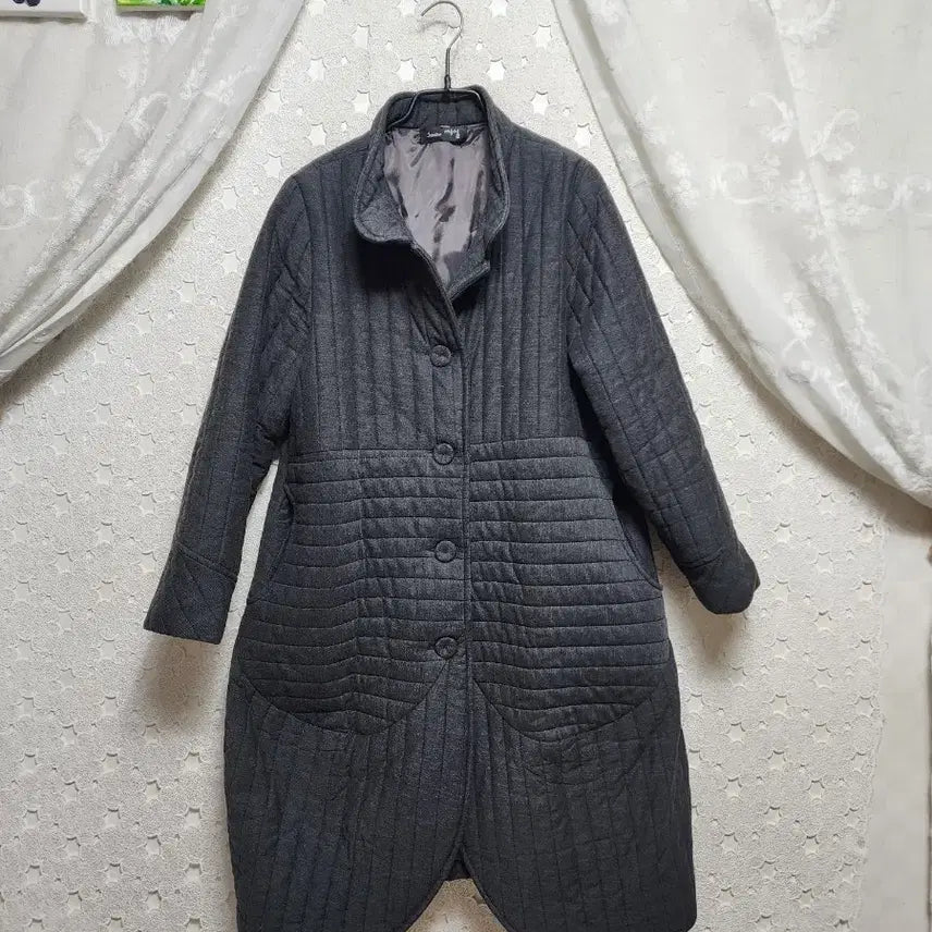 [BUNJANG] Sissil Quilted Coat Women's 77 / 씨실 누빔 코트 여성77