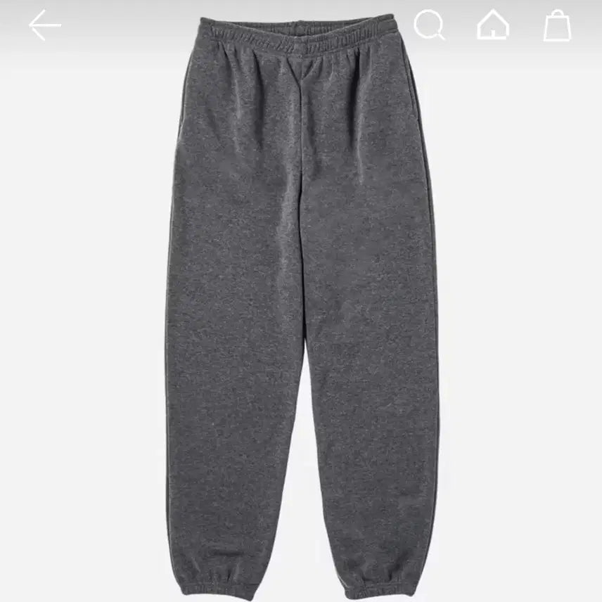 [BUNJANG] Unbranded Gray Fleece Jogger Pants S / 공용 회색 기모 조거팬츠 S