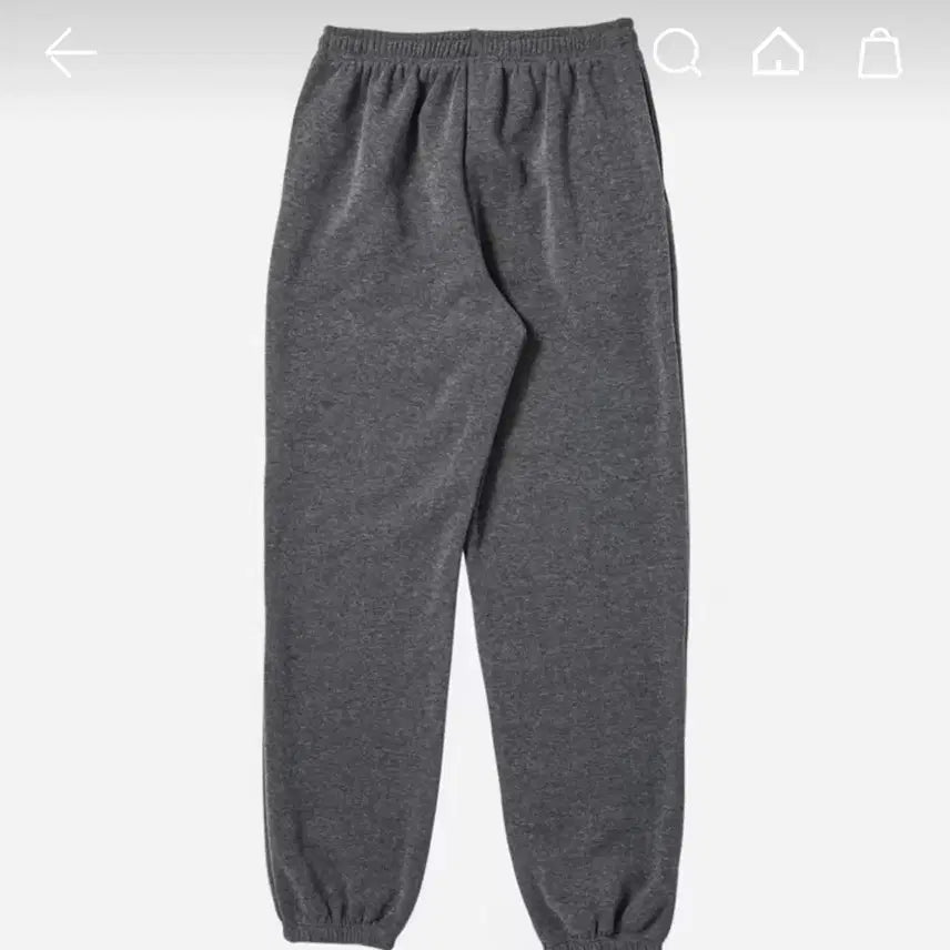 [BUNJANG] Unbranded Gray Fleece Jogger Pants S / 공용 회색 기모 조거팬츠 S