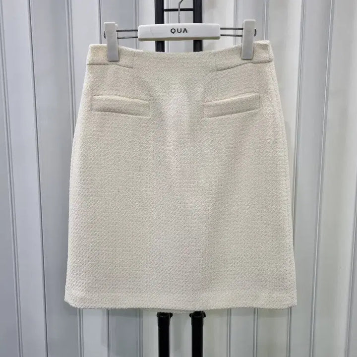 [BUNJANG] DEWL Tweed Mini Skirt Ivory / DEWL트위드 미니 스커트 아이보리