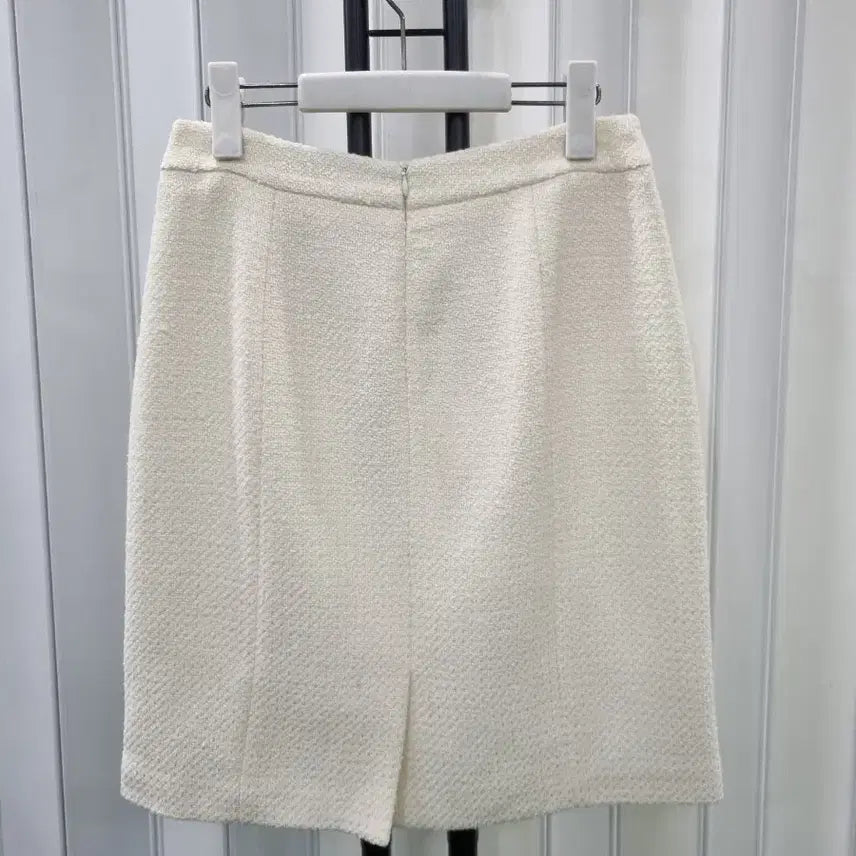 [BUNJANG] DEWL Tweed Mini Skirt Ivory / DEWL트위드 미니 스커트 아이보리
