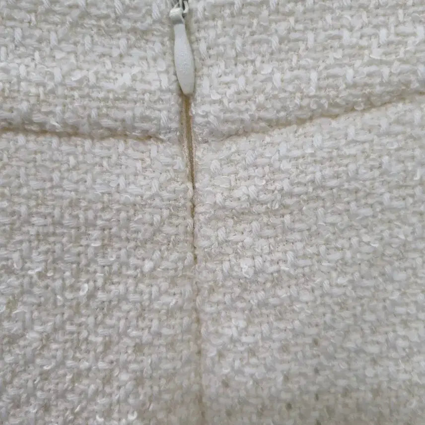 [BUNJANG] DEWL Tweed Mini Skirt Ivory / DEWL트위드 미니 스커트 아이보리