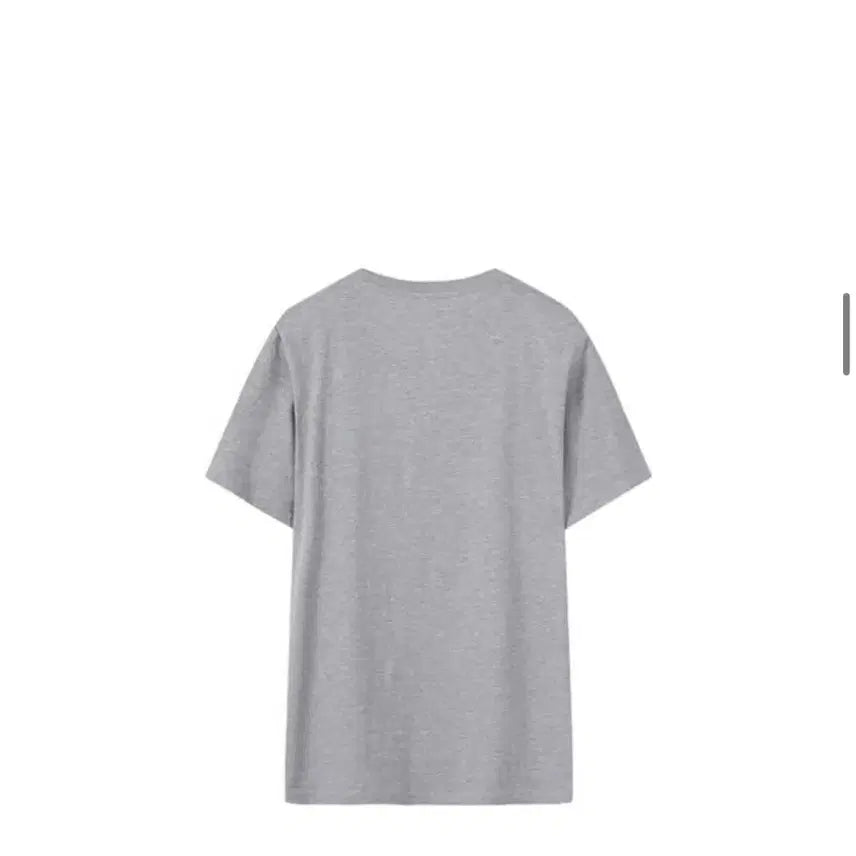 [BUNJANG] Unbranded Gray Solid T-Shirt (M) / 회색 무지 반팔 티셔츠 공용 M