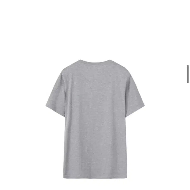 [BUNJANG] Unbranded Gray Solid T-Shirt (M) / 회색 무지 반팔 티셔츠 공용 M