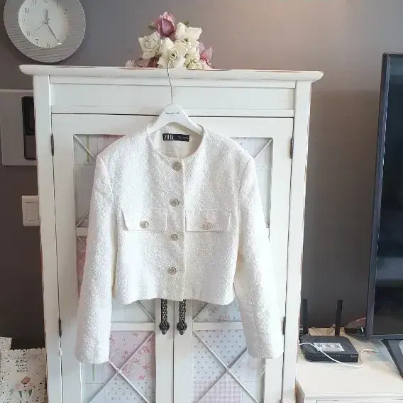 [BUNJANG] ZARA Tweed Jacket / 자라 트위드자켓/55-66