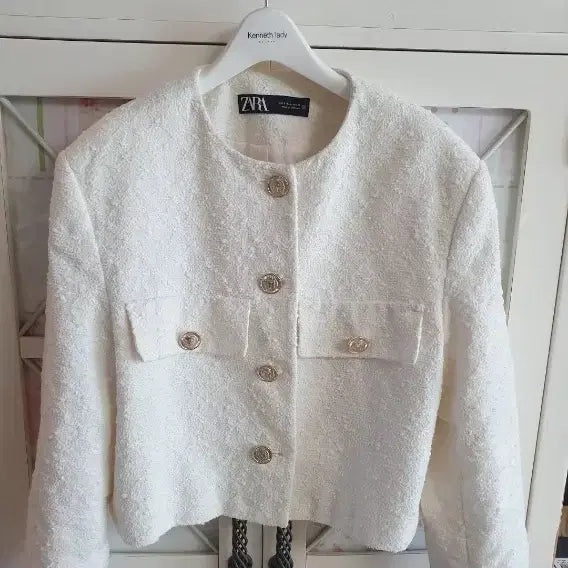 [BUNJANG] ZARA Tweed Jacket / 자라 트위드자켓/55-66