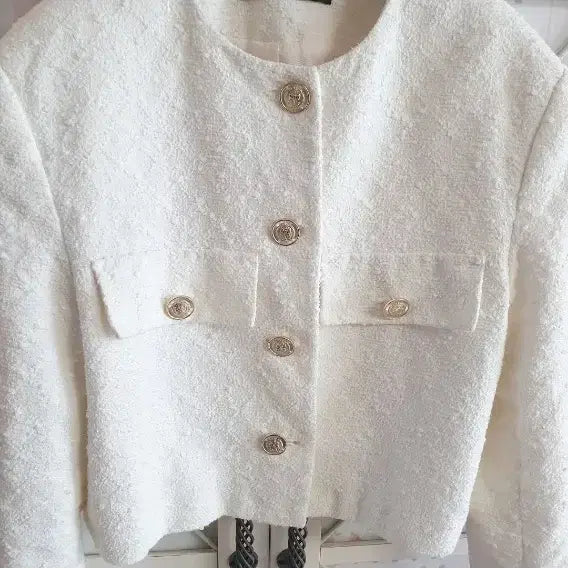 [BUNJANG] ZARA Tweed Jacket / 자라 트위드자켓/55-66