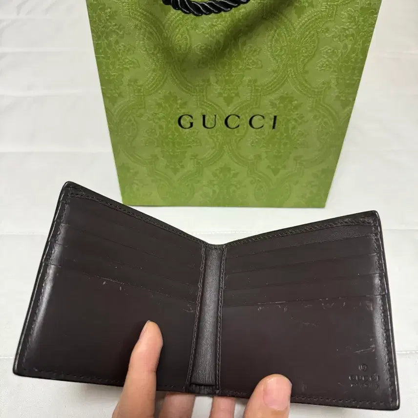 [BUNJANG] Gucci Supreme Web Bifold Wallet / [정품] 구찌 수프림 웹 반지갑