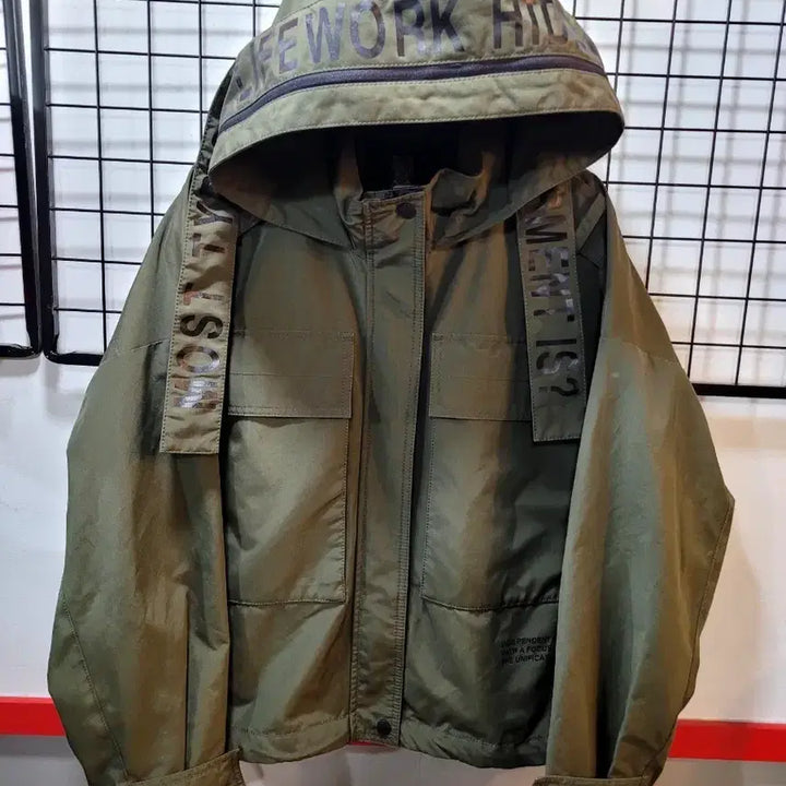 [BUNJANG] Life Work Oversized Hoodie Jacket / 정품 라이프워크 오버사이즈 후드자켓