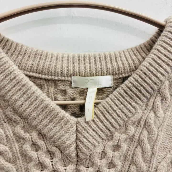 [BUNJANG] Re_L Cashmere Logo Button Cotton Shirt / 리엘(Re_L) 시그니처 캐시미어 로고 버튼 코튼 셔츠