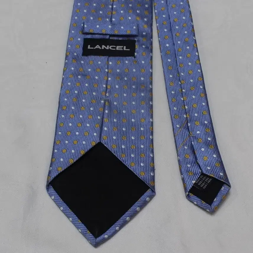 [BUNJANG] Lancel Silk Polka Dot Tie / 란셀 넥타이 이태리 정품 땡땡이 럭셔리 좋음/01