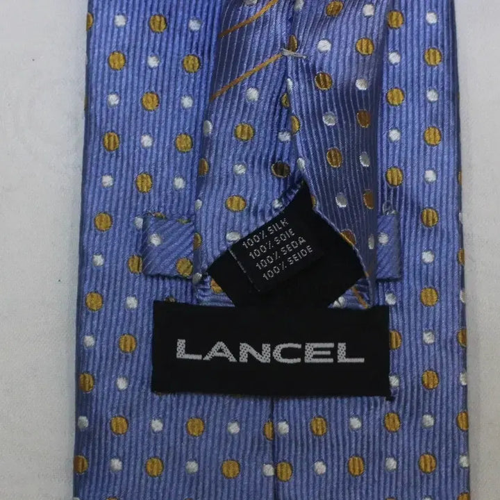 [BUNJANG] Lancel Silk Polka Dot Tie / 란셀 넥타이 이태리 정품 땡땡이 럭셔리 좋음/01