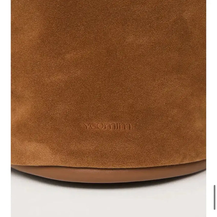 [BUNJANG] Yeomim Beaker Bag Camel Suede Handbag / 여밈 비커백 카멜스웨이드