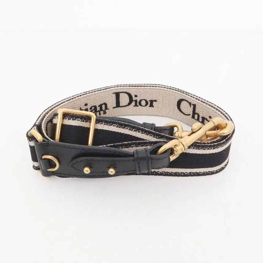 [BUNJANG] Dior Adjustable Embroidered Logo Ring Shoulder Strap / 디올 길이 조절 자수 로고 링 숄더 스트랩 S8553CBTE_M911
