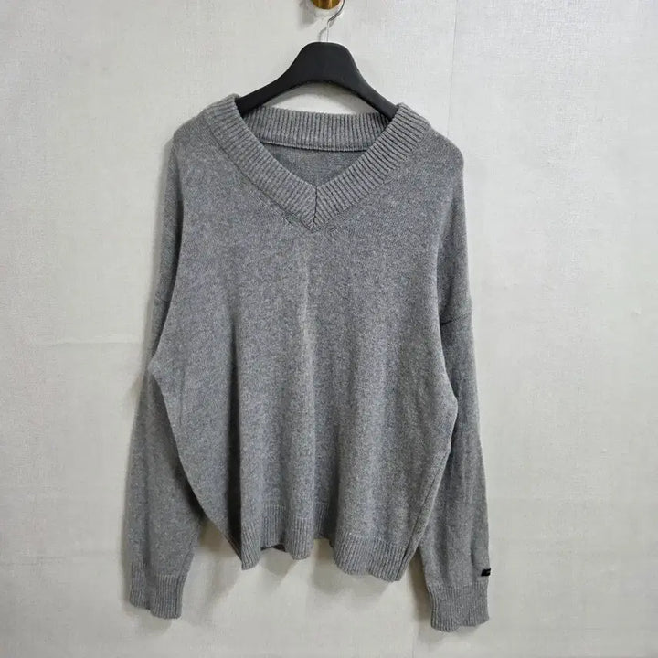 [BUNJANG] Generic Wool Knit Sweater / 여성 램스 울 니트 스웨터 그레이 F