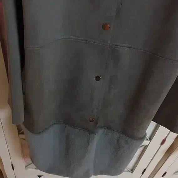 [BUNJANG] ZARA Suede Long Coat / 자라 스웨이드 롱코트 롱자켓/55-66 새상품