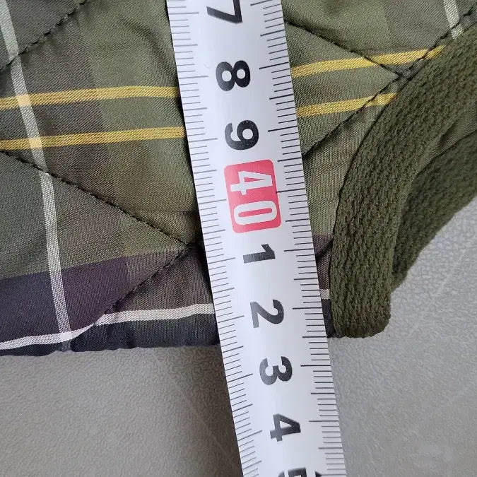 [BUNJANG] Barbour Quilted Check Vest / 바버 퀼팅 체크 조끼