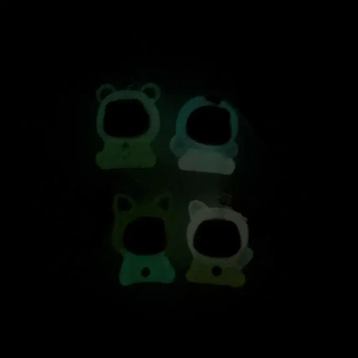 [BUNJANG] Yellow Cat Shin Chan Mini Keychain / 노랑 고양이 야광 짱구 미니 키링