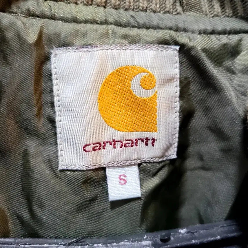 [BUNJANG] Carhartt WIP Khaki Cotton Blouson Jacket / 정품 칼하트 WIP 카키 코튼 블루종 자켓