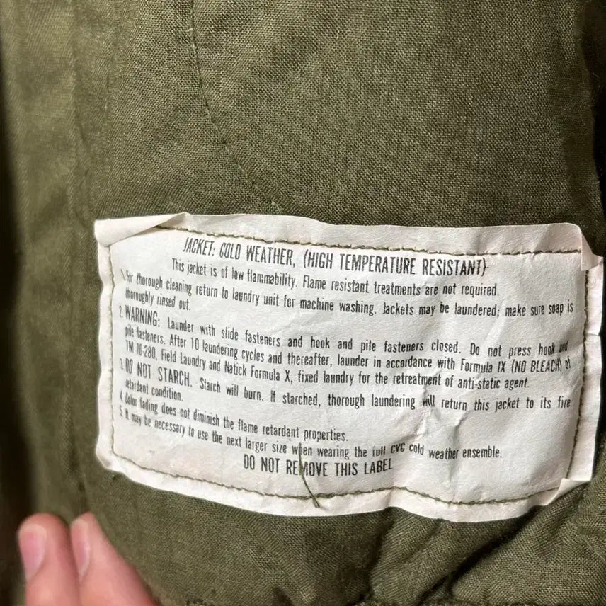 [BUNJANG] CVC Tanker Jacket / 80s 오리지널 CVC 탱커 자켓 S-S