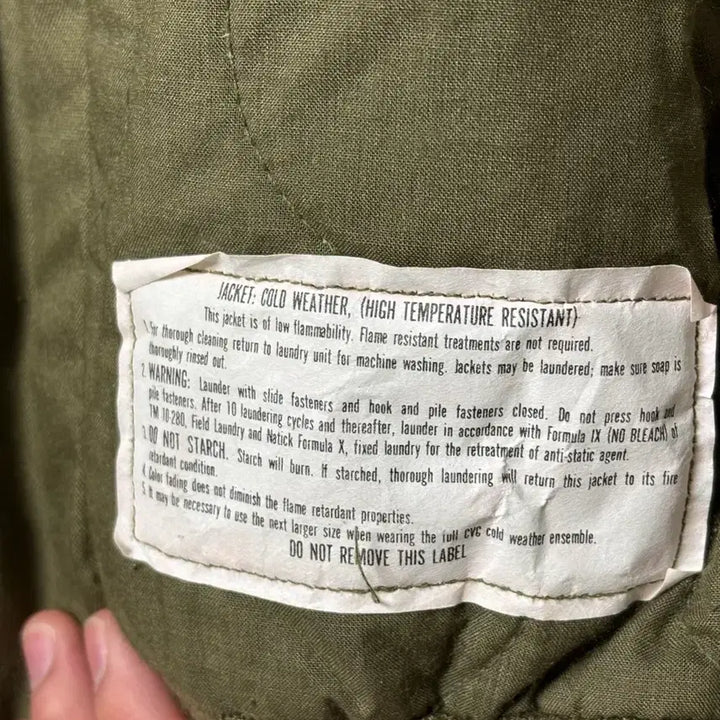 [BUNJANG] CVC Tanker Jacket / 80s 오리지널 CVC 탱커 자켓 S-S