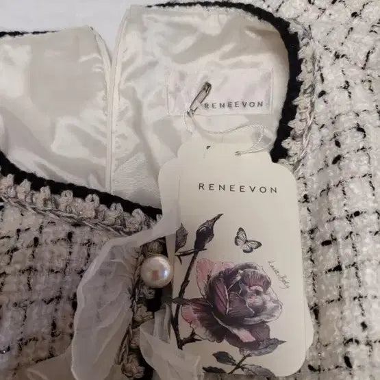 [BUNJANG] RENEEVON Tweed Midi Dress / RENEEVON 레니본 트위드 원피스66 새상품