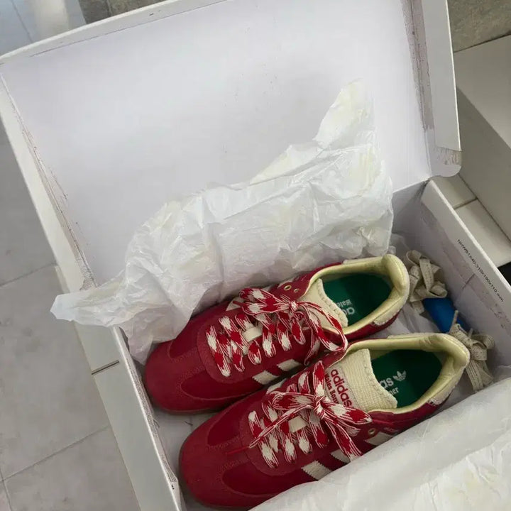 [BUNJANG] Adidas Wales Bonner Sneakers Orange / 아디다스 웨일스 보너 스니커즈 오렌지