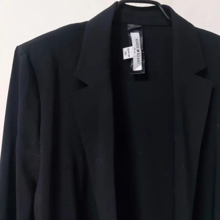 [BUNJANG] MARJA KURKI Black Double Button Jacket / MARJA KURKI 블랙 더블 버튼 자켓 새거