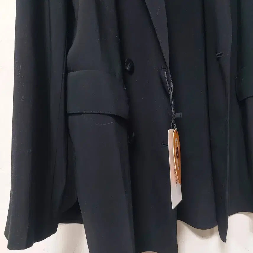 [BUNJANG] MARJA KURKI Black Double Button Jacket / MARJA KURKI 블랙 더블 버튼 자켓 새거