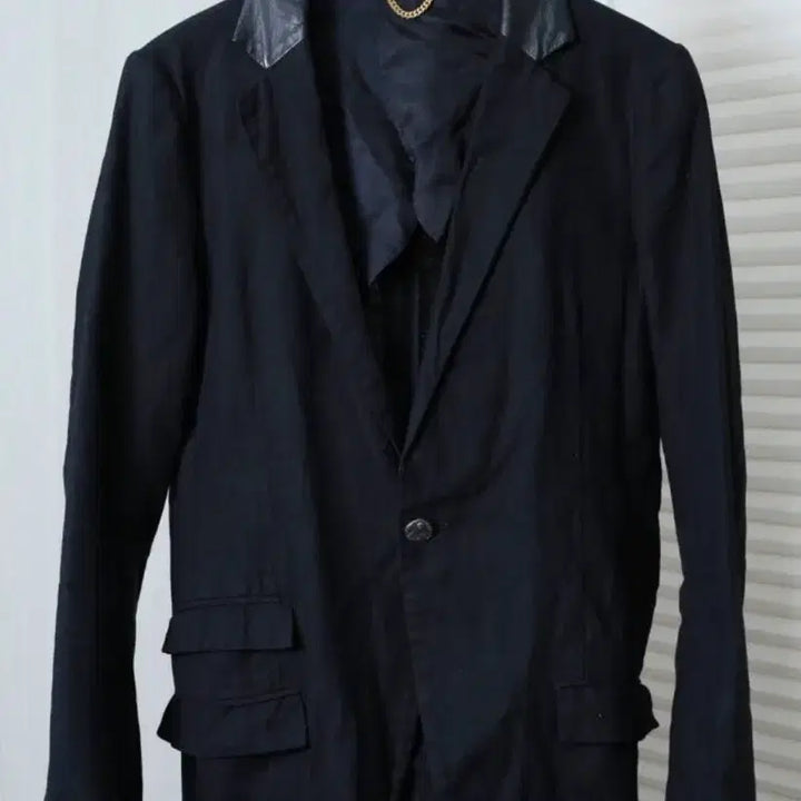 [BUNJANG] The Viridi-anne Deerskin Tailored Jacket / The viridi anne 디어스킨 카라 테일러드 자켓