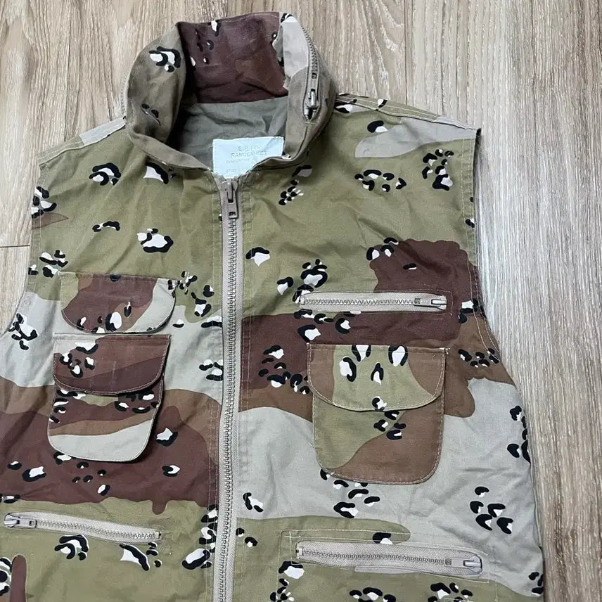 [BUNJANG] Military Chocolate Chip Camo Utility Vest / 밀리터리 초코칩 카모 유틸리티 베스트