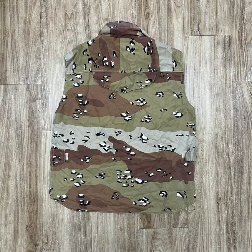 [BUNJANG] Military Chocolate Chip Camo Utility Vest / 밀리터리 초코칩 카모 유틸리티 베스트
