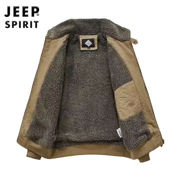 [BUNJANG] JEEP SPIRIT Fleece Lined Jacket / JEEP SPIRIT 남성 가을 겨울 기모 안감 재킷 항공점퍼
