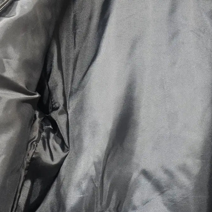 [BUNJANG] Victory Vintage Black Leather Blouson Jacket / 빈티지 블랙 가죽 블루종 자켓