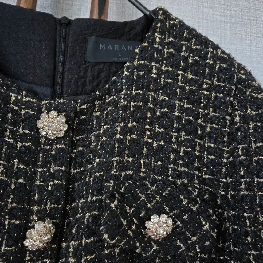 [BUNJANG] Tweed Dress / 금펄 트위드 원피스