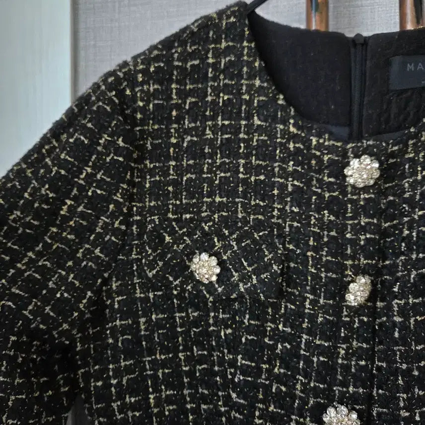 [BUNJANG] Tweed Dress / 금펄 트위드 원피스