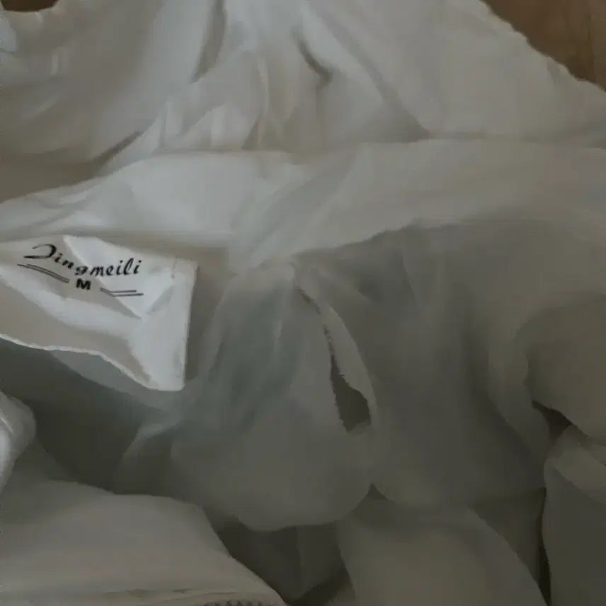 [BUNJANG] White Long Padded Jacket M / 흰색 롱패딩 M