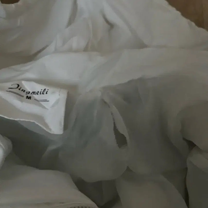 [BUNJANG] White Long Padded Jacket M / 흰색 롱패딩 M