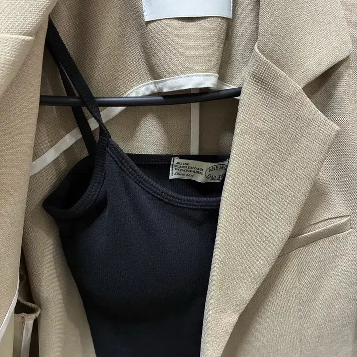 [BUNJANG] Moire Knit Jacket & Cami Top Bundle Set / moire 반팔자켓F ,아잉 캡나시