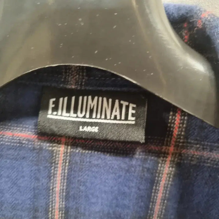 [BUNJANG] ILLUMINATE Navy Check Shirt / ILLUMINATE 네이비 체크 남방