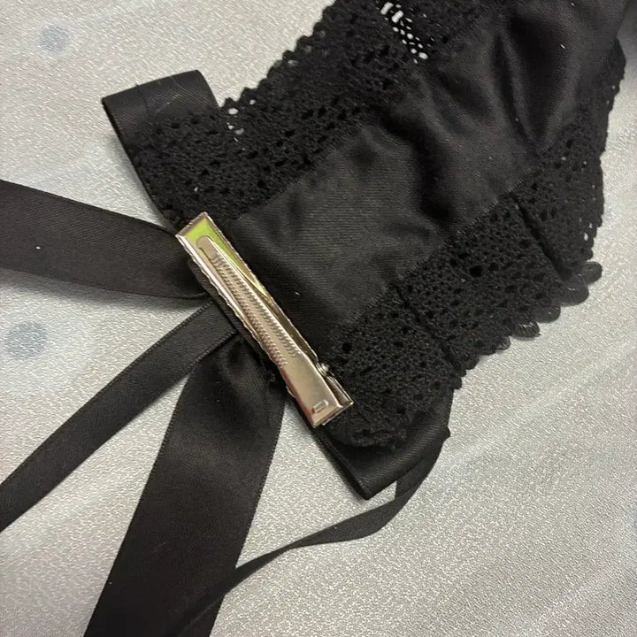 [BUNJANG] Black Devil Wing Headdress Hairpin / 블랙 헤도레 로리타 지뢰계 헤어핀