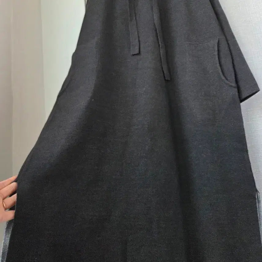 [BUNJANG] MARIANG Cashmere Blend Hooded Long Dress / MARIANG 캐시미어함유 후드롱원피스