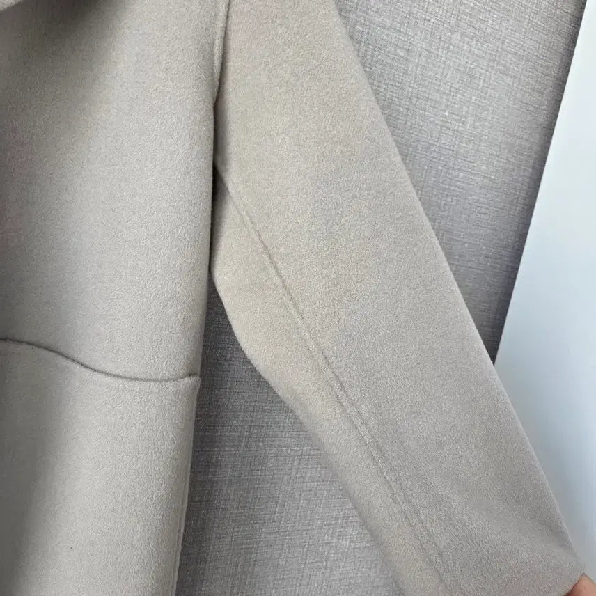 [BUNJANG] Long Light Gray Wool Coat / 울90% 연그레이 롱코트