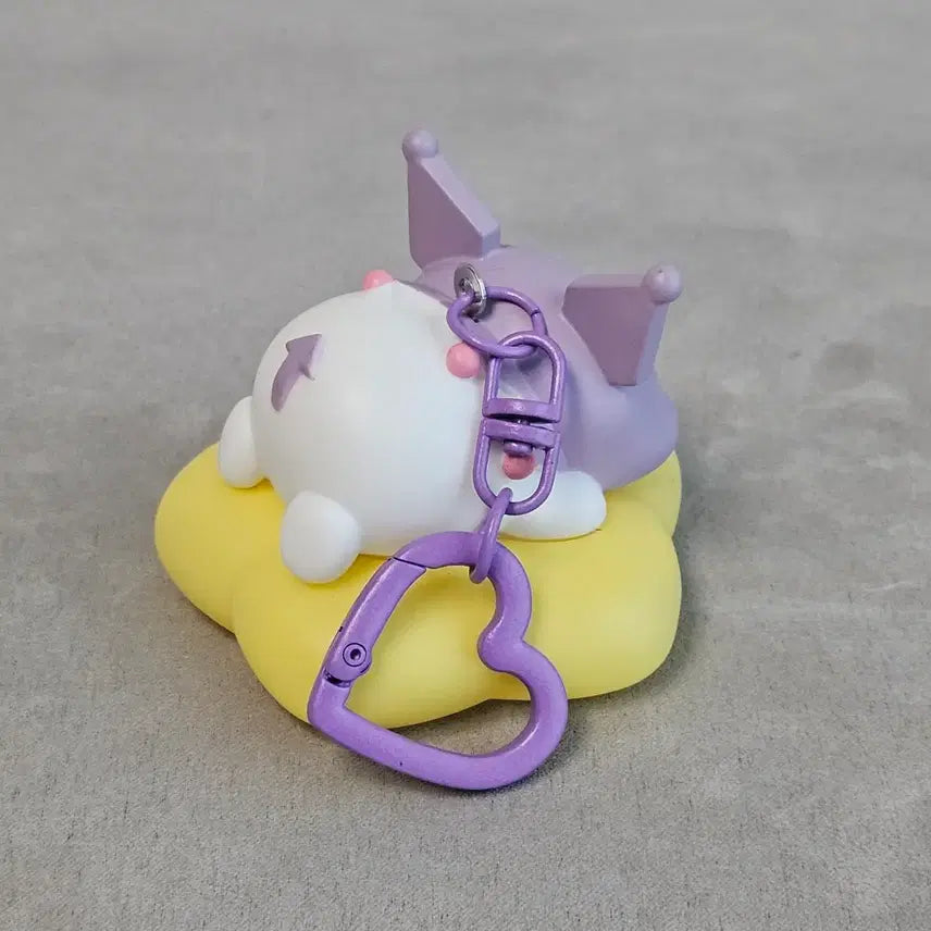 [BUNJANG] Sanrio Kuromi Starry Figure Keychain / 산리오 별빛 피규어 키링 쿠로미